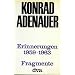 Erinnerungen 1959-1963: Band 4: Fragmente