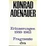 Erinnerungen 1959-1963: Band 4: Fragmente