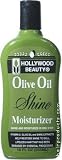 HOLLYWOOD BEAUTY Olive Oil Shine Moisturizer Shine and Moisturizer in One Step 12oz/355ml
