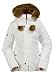 Burton Jacke Womens INTUITION BOMBR, BRT WHITE FTHR EMBOSS