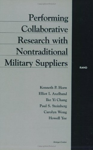 Performing Collaborative Research with Nontraditional Military Suppliers