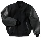 Wool and Leather Letterman Jacket