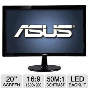 ASUS VS208N-P 20-Inch Monitor - Blank