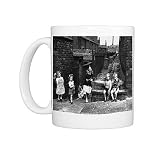 Photo Mugs of Children playing in a back alley - Salford, Manchester 1962 from Mary Evans