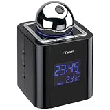 Tokai LRE-153N Radio R�veil Projection 90� Horloge Calendrier Double Alarme  Noirpar Toka�