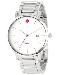 kate spade new york Womens 1YRU0008 Large Stainless Bracelet Gramercy Watch