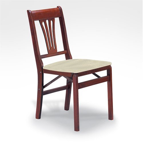 Childrens Toyshop  Kitchen & Housewares : Stakmore Fan Back Folding Chair - Set of 2 (Bone)