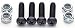 Cruiser Accessories 80150 Fasteners, Import-Nylon, Black