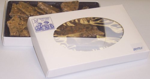Scott's Cakes 1 lb. Hazelnut Brittle in a White Gourmet Box by Scott's Cakes