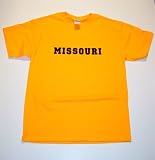 University of Missouri/Mizzou Tigers Collegiate T-Shirt Black/Gold