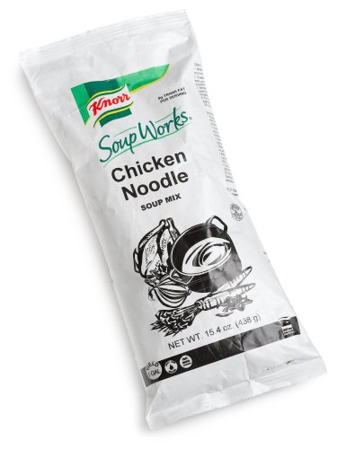 Knorr Chicken Noodle Soup Works Mix, 15.4-Ounce Units (Pack of 2) by Knorr