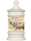 Savons Super fins Super fine soap over-size Ceramic French retro Apothecary Jar