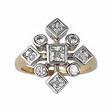 1.25ct tw diamond romantic right hand ring (Platinum)