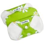 Fuzzi Bunz Comfort Pad Liner, Green Daisy, 3 Pack