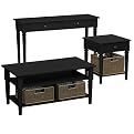 South Hampton Table Collection - Black