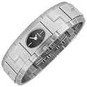 Versace Sapho - Stainless Steel Oval Dial Watch
