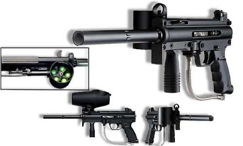 Tippmann A-5 Paintball Gun - Black