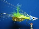 NEW FLIES Holographic & Glow in the Dark Tandem Hook Floating Head Fly #46