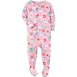 Carter's(カーターズ) 1ピースサンフィットコットンパジャマ ピンク ロンパース長袖 12ヶ月【並行輸入】