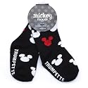 Trumpette Mickey Silhouette Toddler Socks - Black