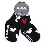 Trumpette Mickey Silhouette Toddler Socks - Black