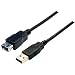 10ft Usb Ver 2.0 Up To 480mbp Type A Male A Female Extension Cable Color - Black