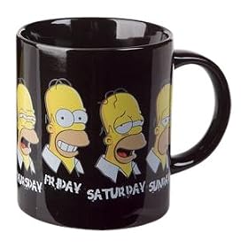 Fun SI0199459 Tasse noire Simpsons
