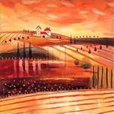 Art Poster Print - Tuscany III - Artist: Ronald Sweeney - Poster Size: 16 X 16 inches