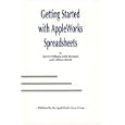 Getting Started with AppleWorks Spreadsheets