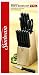 Sunbeam 13-Piece Knife Set with Pinewood Block