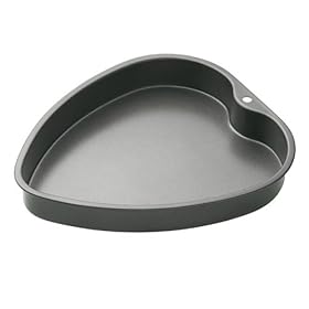 Master Class Teglia per torta antiaderente a forma di cuore, 26 x 24 cm Master Class Teglia per torta antiaderente a forma di cuore, 26 x 24 cm