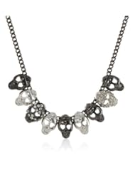 Steve Madden Skull Necklace, 20"