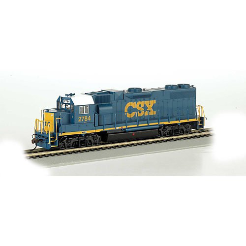 Bachmann Industries Emd GP38-2 HO Scale #2784 Diesel CSX Dark Future Locomotive-image