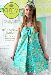Amy Butler Midwest Modern Mini Dress Tunic Tops Sewing Pattern