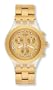 Swatch Men's SVCK4032G Stainless Steel Analog Watch with Gold Dial Watch