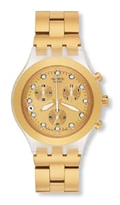 Swatch Men's SVCK4032G Stainless Steel Analog Watch with Gold Dial Watch Swatch Men's SVCK4032G Stainless Steel Analog Watch with Gold Dial Watch