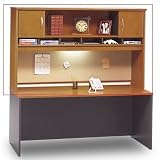 Corsa Series C Natural Cherry 71 Hutch By Bush Furniture Office Product