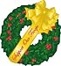 Support Our Troops Yellow Wreath Magnet