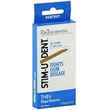 Natural Dentist Stim-u-dent Thin Plaque Removers, Mint - 160 Ea, 3 Pack