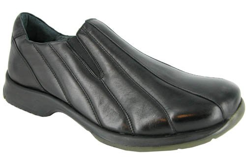 $175 Bacco Bucci Sonic Black Leather Shoes Loafers