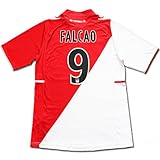 ASモナコ 2013-2014 ホーム 9番 ファルカオ 激安 サッカー 半袖ユニフォーム 大人用 シャツ
