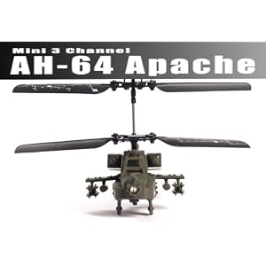 SYMA 3 Channel S012 Mini AH-64 RC Helicopter ---NEW!