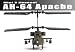 Syma S012 Apache AH-64 Mini 3-Channel Infrared RC Helicopter ---NEW!