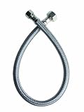 Fluidmaster B1F20 Faucet Connector, Braided Stainless Steel - 3/8" Female Compression Thread x 1/2" I.P. Female Straight Thread, 20" Length