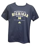 Michigan Wolverines Navy Established Mens Short Sleeve T-Shirt