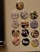 Set of 13 BRAND NEW Beatles One Inch Magnets