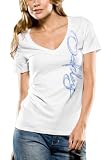 Oakley Womens V Neck Tee (X Small) White 41MJg6YyikL. SL160 Oakley Womens V Neck Tee (X Small) White