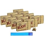12 Boxes of RAW PRE-ROLLED tips (252 Total PRE-ROLLED Tips) + 1 Beamer Smoke Doob Tube