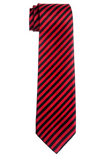 Retreez Striped Woven Microfiber Boy's Tie - 8-10 years - Various Colors