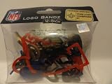 NFL Logo Bandz 12 Pack - Super Bowl Shape Pack Team Logo Champions #1 New Orleans Saints